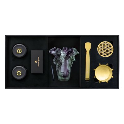 Show details for 5pcs Gift Set Grey/Purple Flower Burner Picture of 5pcs Gift Set Grey/Purple Flower Burner