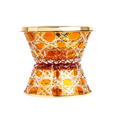 Show details for Crystal Without Feet Yellow Gold Burner Picture of Crystal Without Feet Yellow Gold Burner