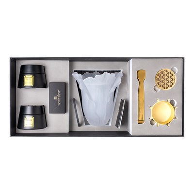 Show details for 5pc Gift Set White Cabbage Burner Picture of 5pc Gift Set White Cabbage Burner