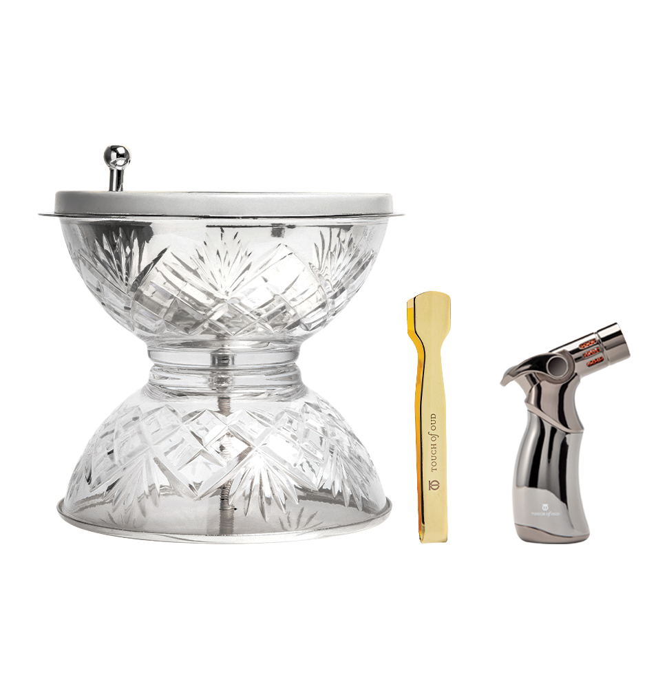 Oud Royale Crystal Silver Gift Set