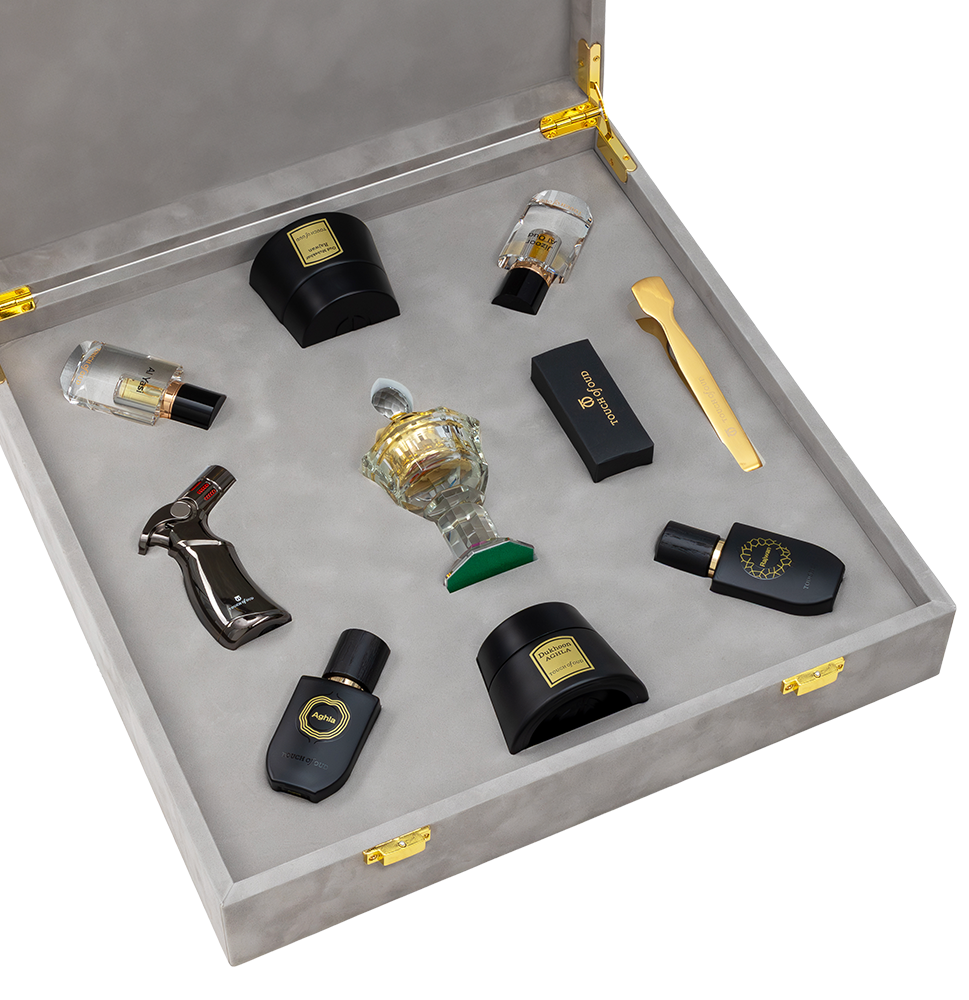 10pcs Gray Velvet Gift Set