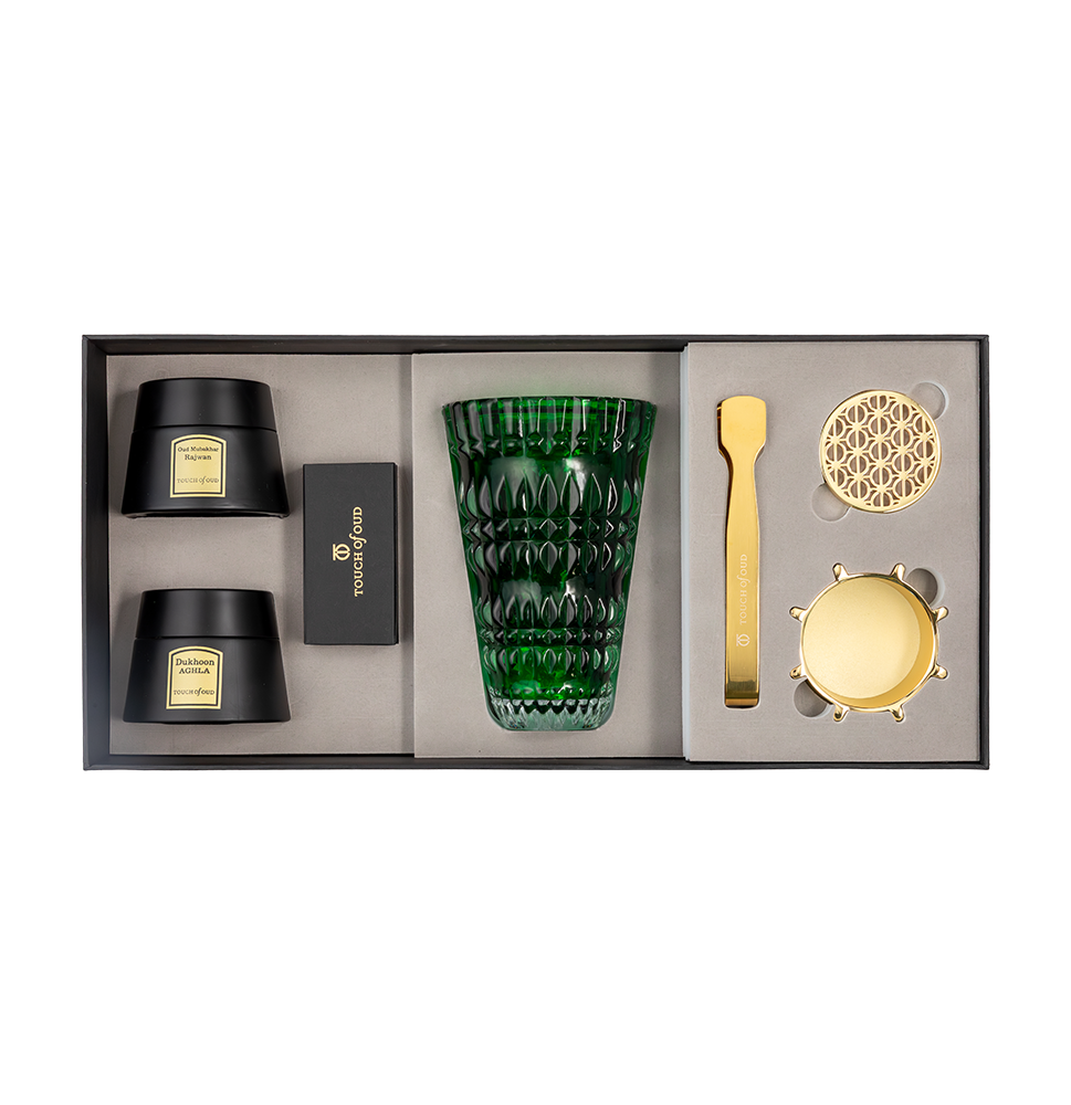 5pcs Gift Set Green Antique Burner