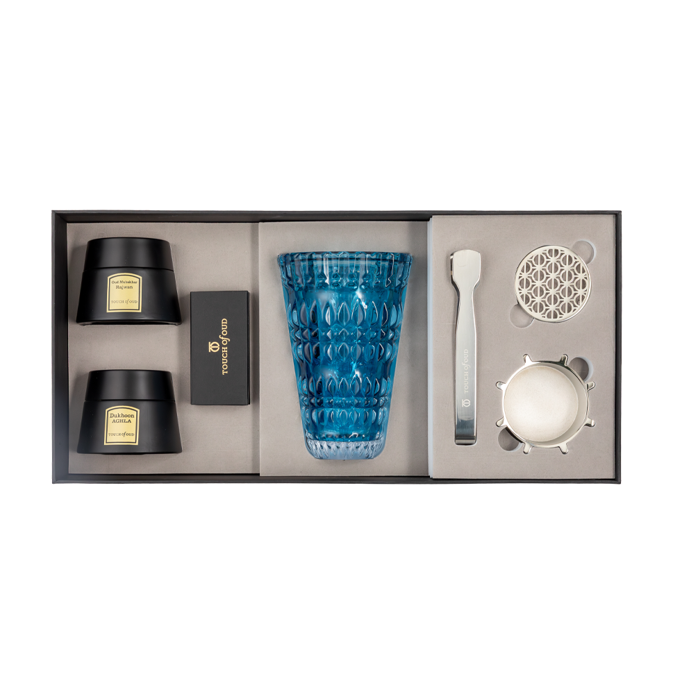 5pcs Gift Set Lake Blue Antique Burner