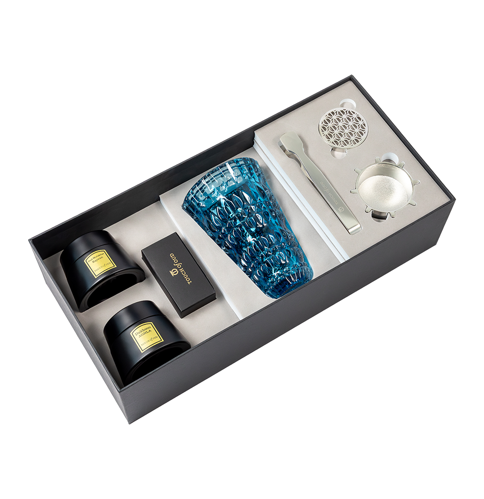 5pcs Gift Set Lake Blue Antique Burner