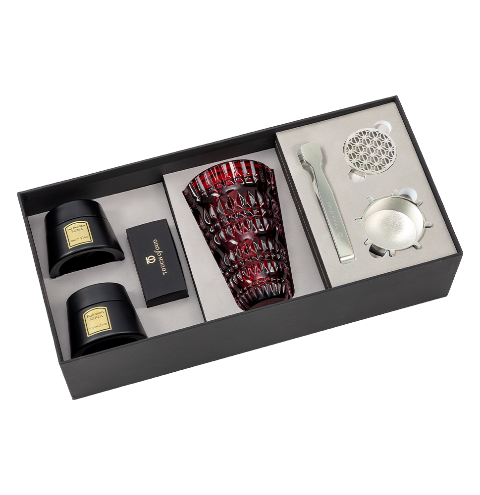5pcs Gift Set Red Antique Burner