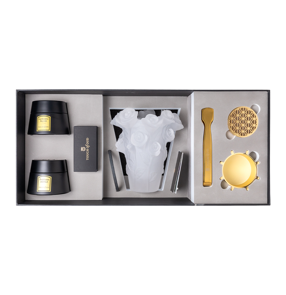 5pcs Gift Set White Flower Burner