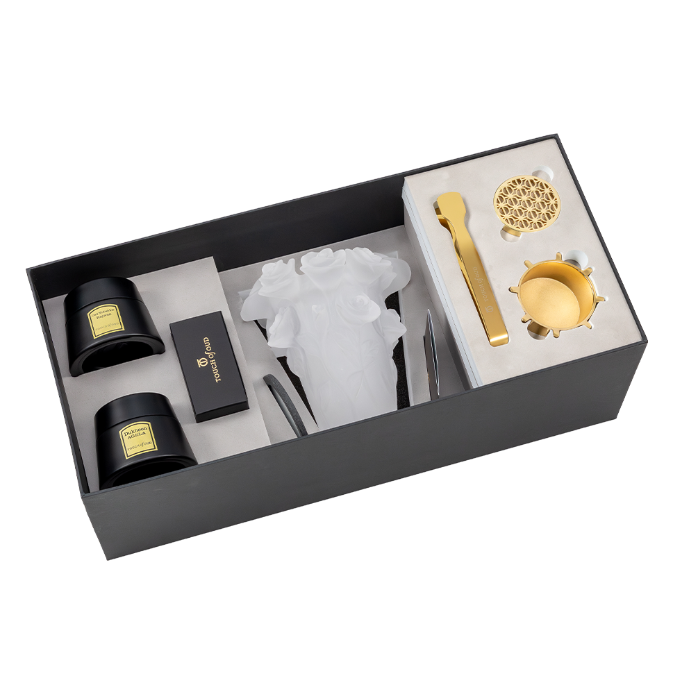 5pcs Gift Set White Flower Burner