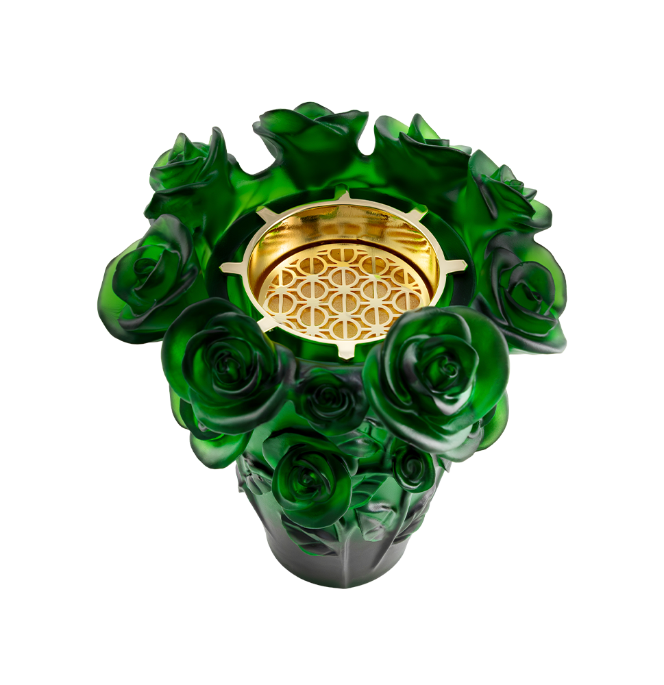 Burner Dark Green Flower