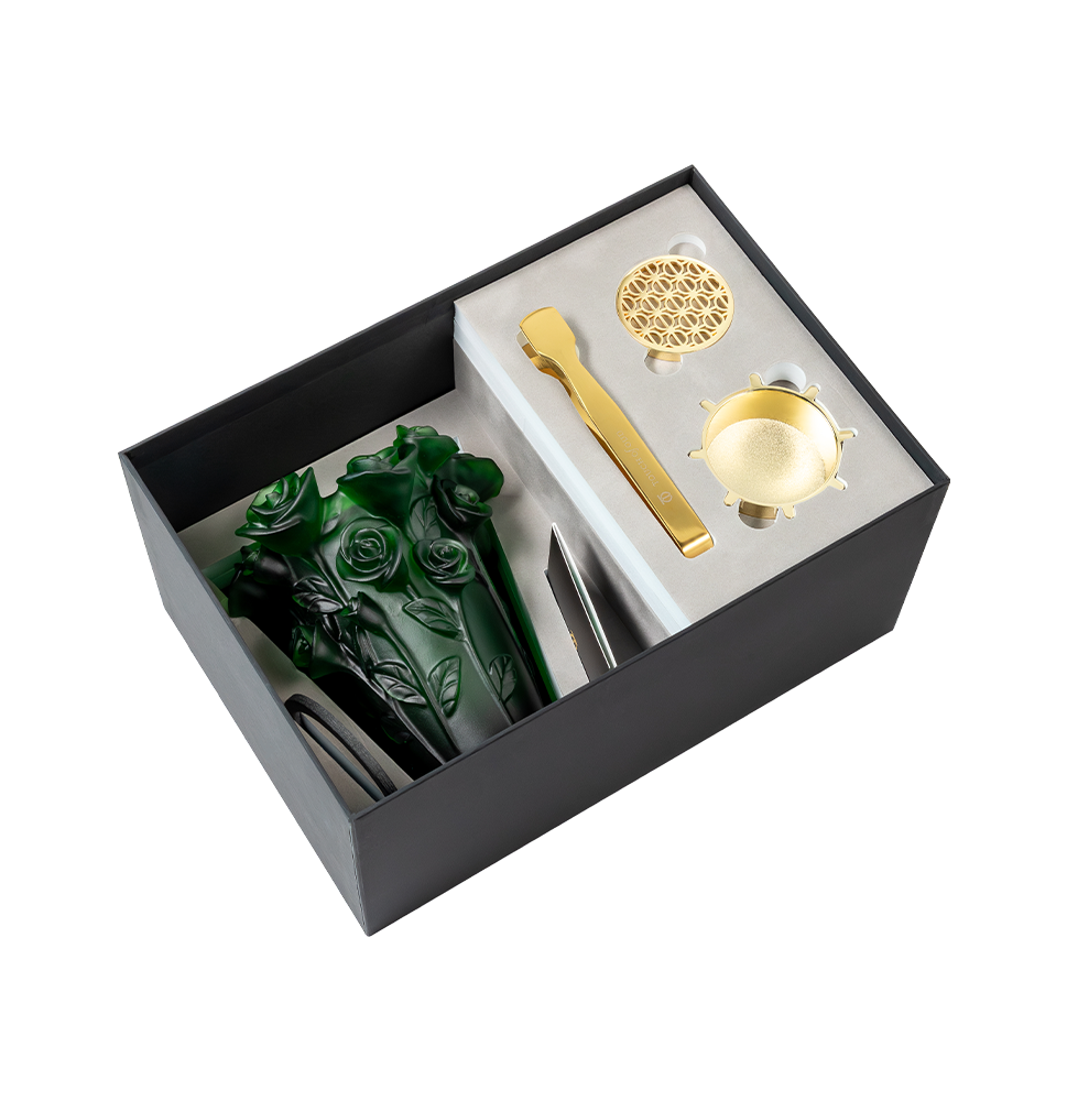 Burner Dark Green Flower