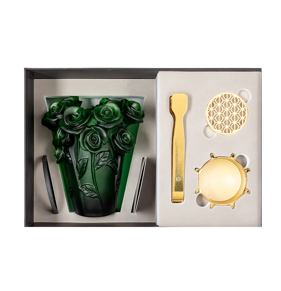Burner Dark Green Flower