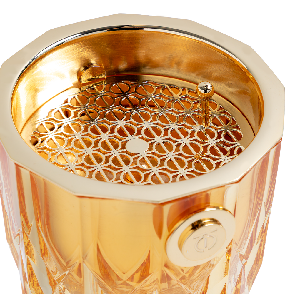 Crystal Burner Amber Gold