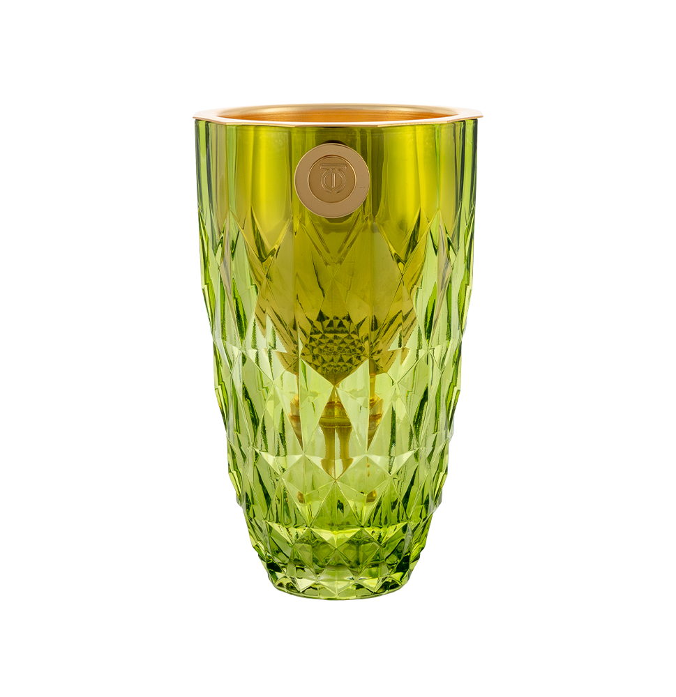 Crystal Burner Green Gold