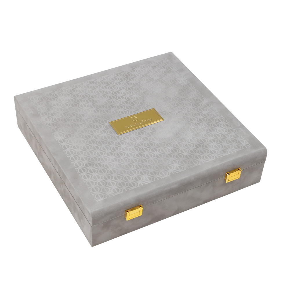 10pcs Gray Velvet Gift Set