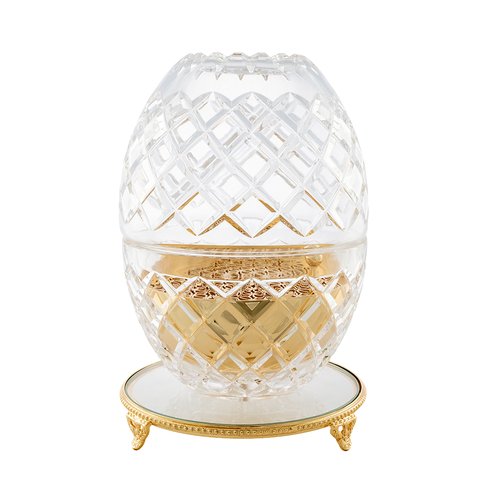 Royal Crystal Clear Gold Burner
