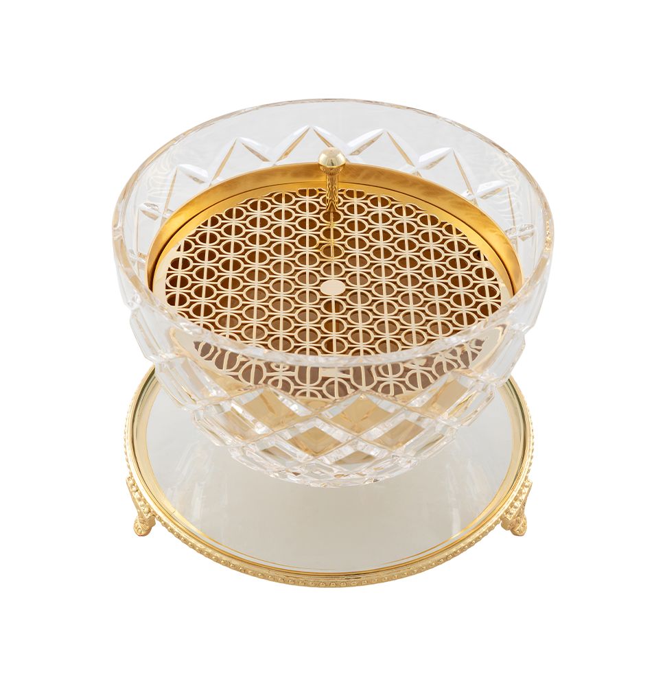 Royal Crystal Clear Gold Burner