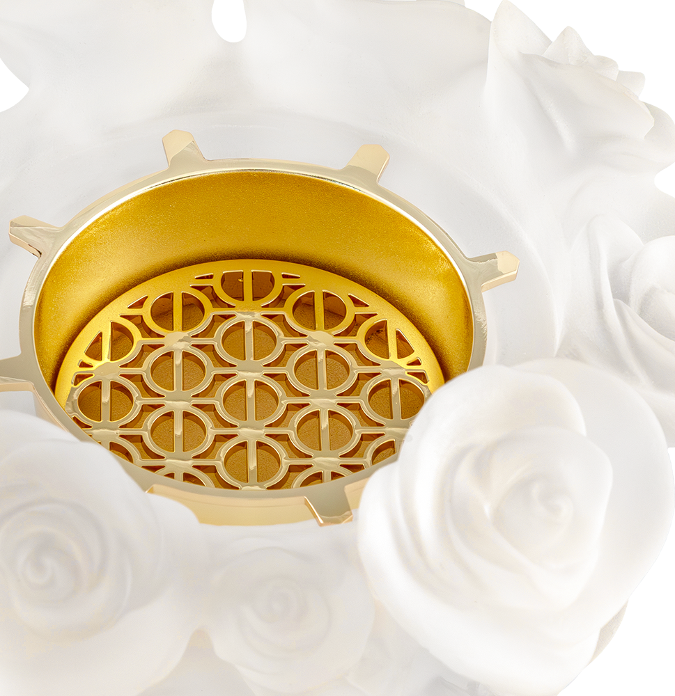 Burner White Flower