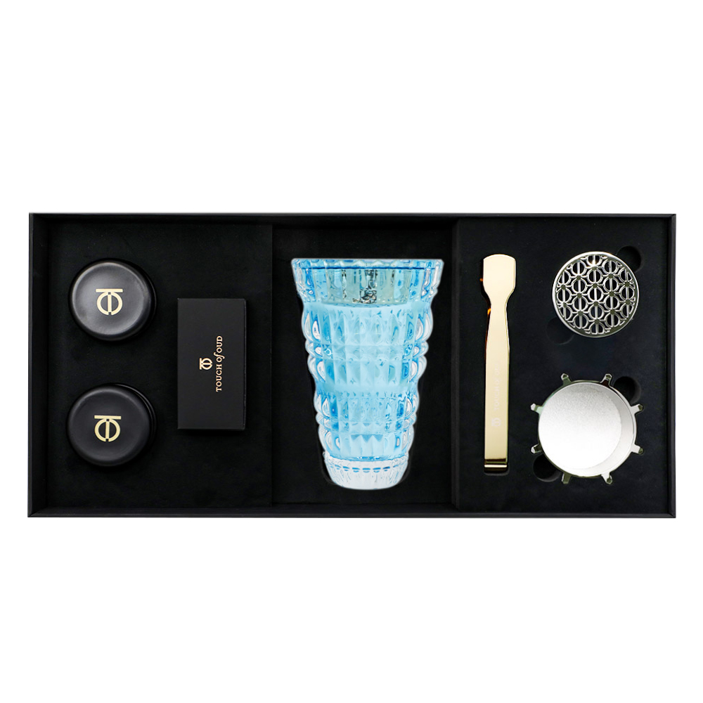 Picture of 5pcs Gift Set -Lake Blue Burner Bukhoor Dukhoon