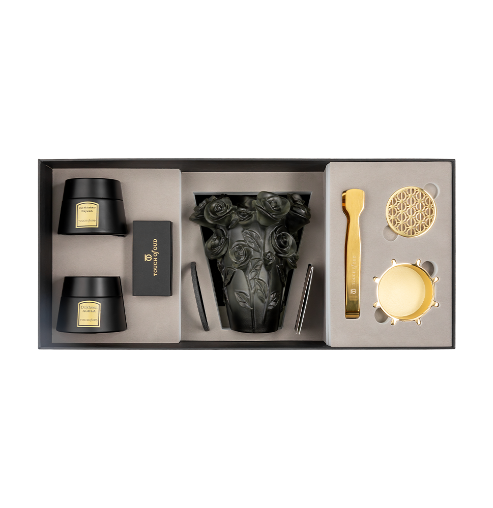 Picture of 5pcs Gift Set Grey Flower Burner