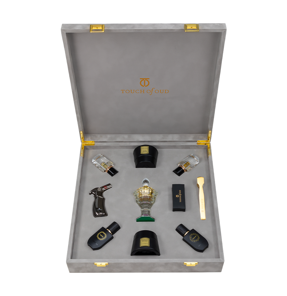 Picture of 10pcs Gray Velvet Gift Set