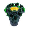 Touch Of Oud Burner Dark Green Flower 1